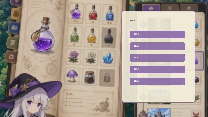 魔女秘药 操作界面 资料图 7